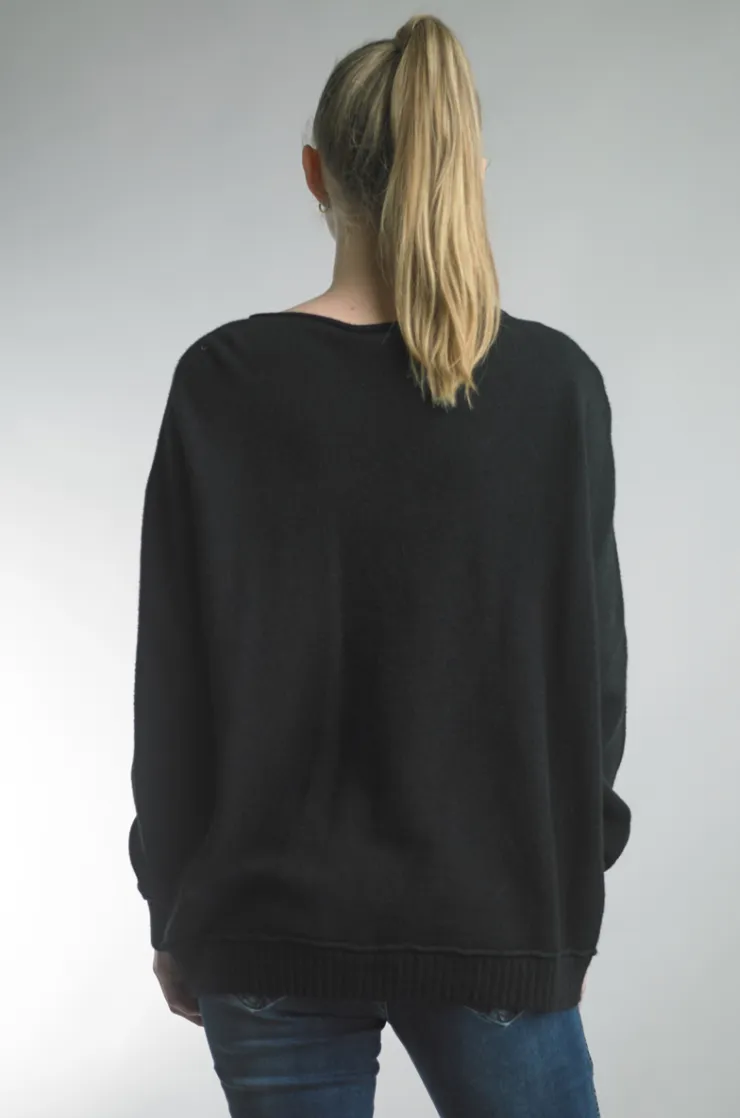 Knit Crew Neck Sweater