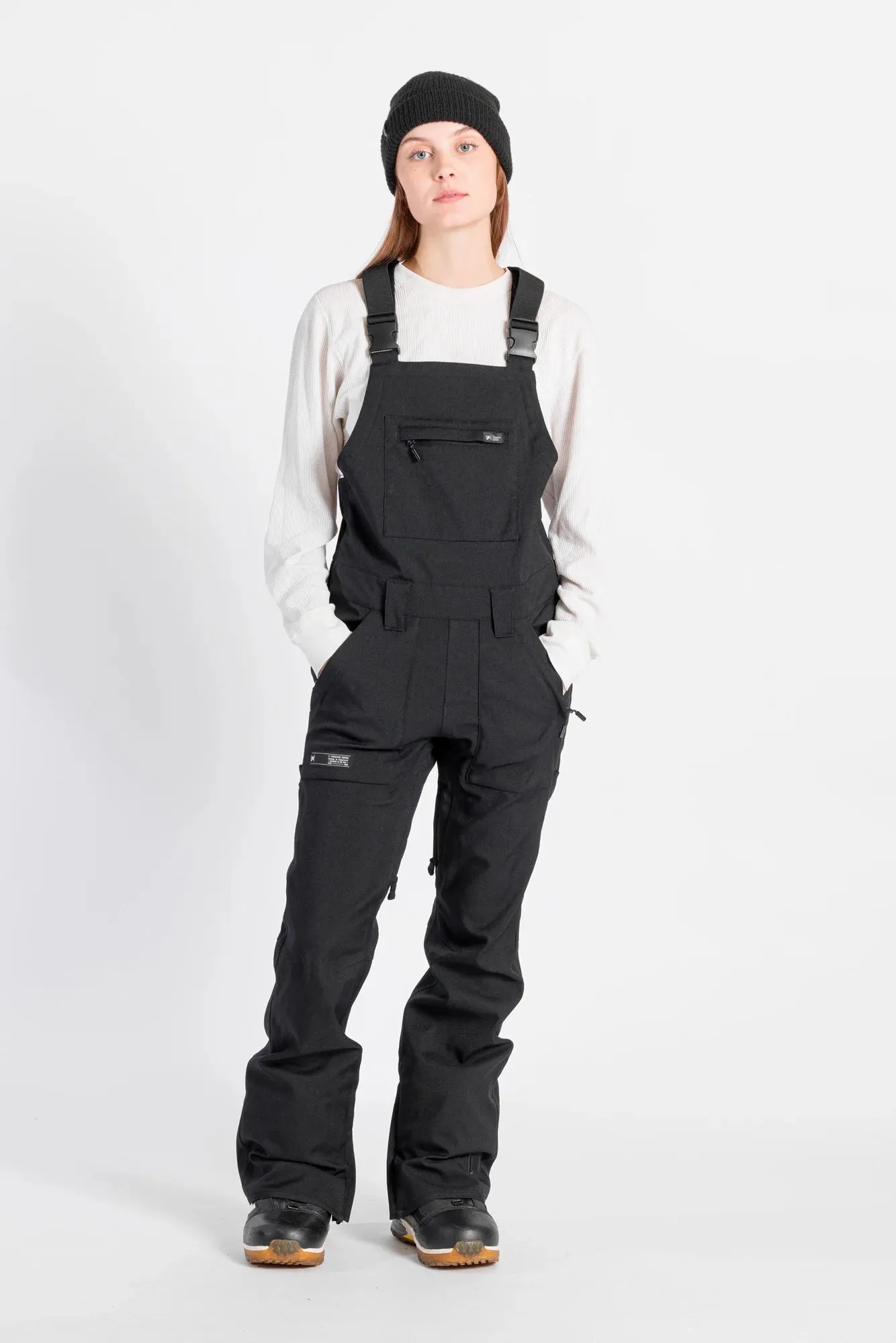 L1 Loretta Overall Womens Bib Pants Black