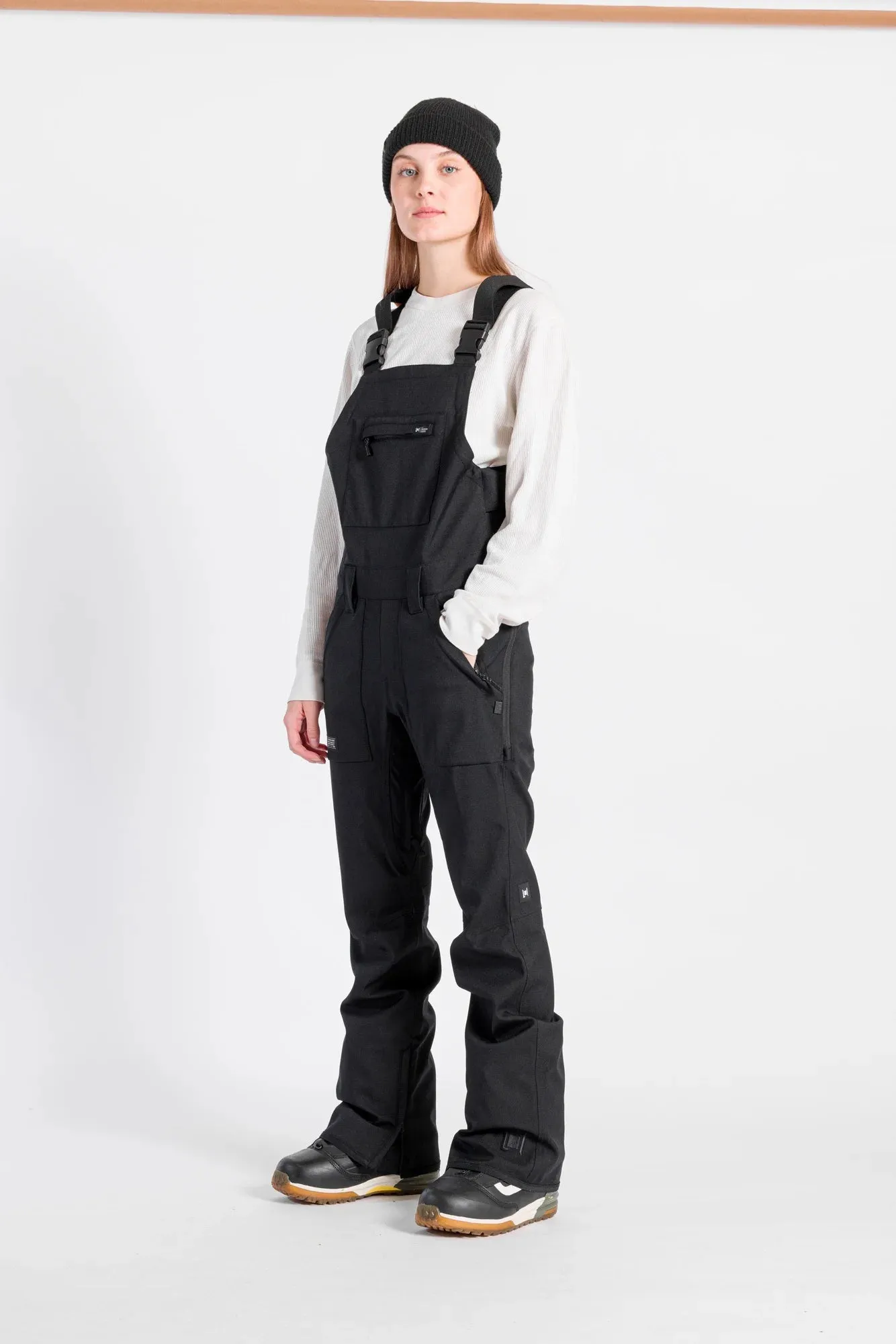 L1 Loretta Overall Womens Bib Pants Black