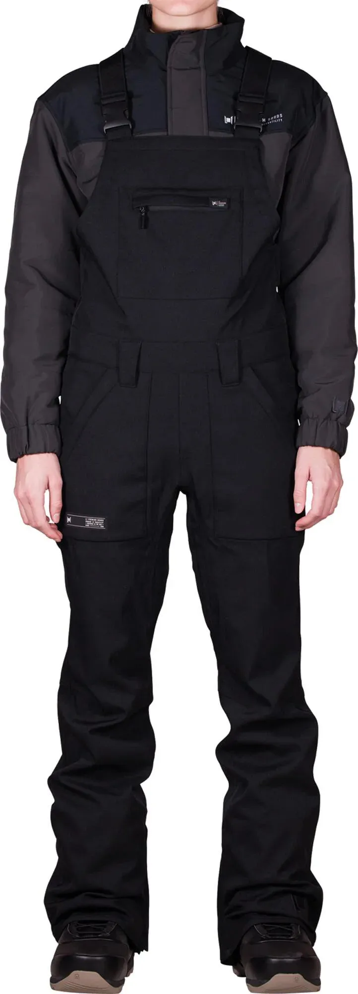 L1 Loretta Overall Womens Bib Pants Black