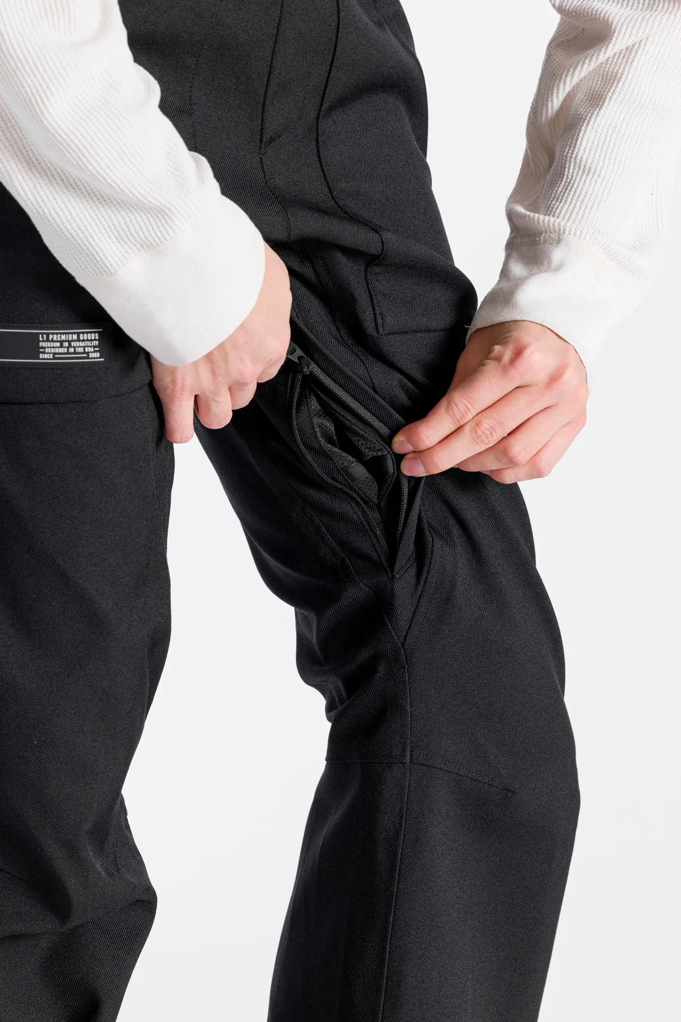 L1 Loretta Overall Womens Bib Pants Black