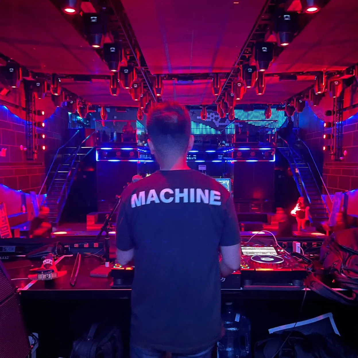 Machine Manhattan Active Tee -Black