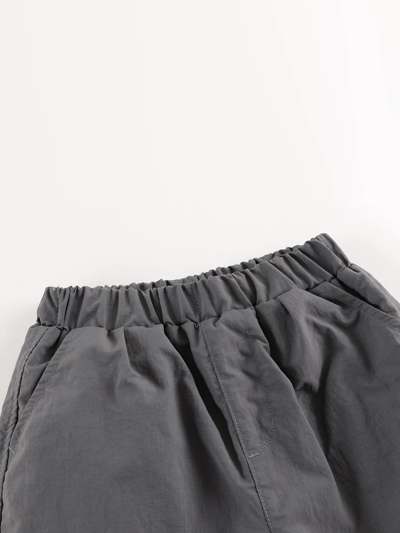 MARC & JANIE Boys Spliced Cargo Pants Loose Fit Drawstring Pants 241330