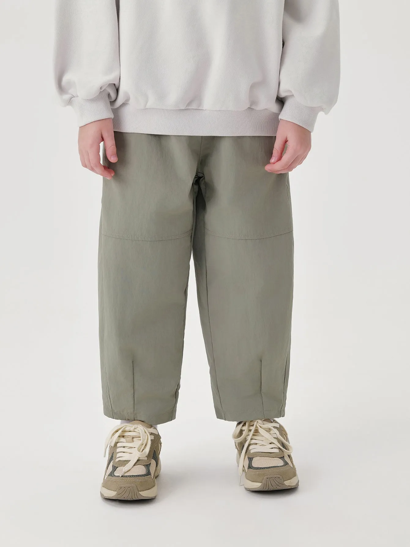 MARC & JANIE Boys Spliced Cargo Pants Loose Fit Drawstring Pants 241330