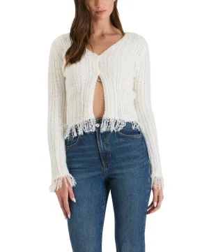 Moonbeam Fringe V-Neck Cardi