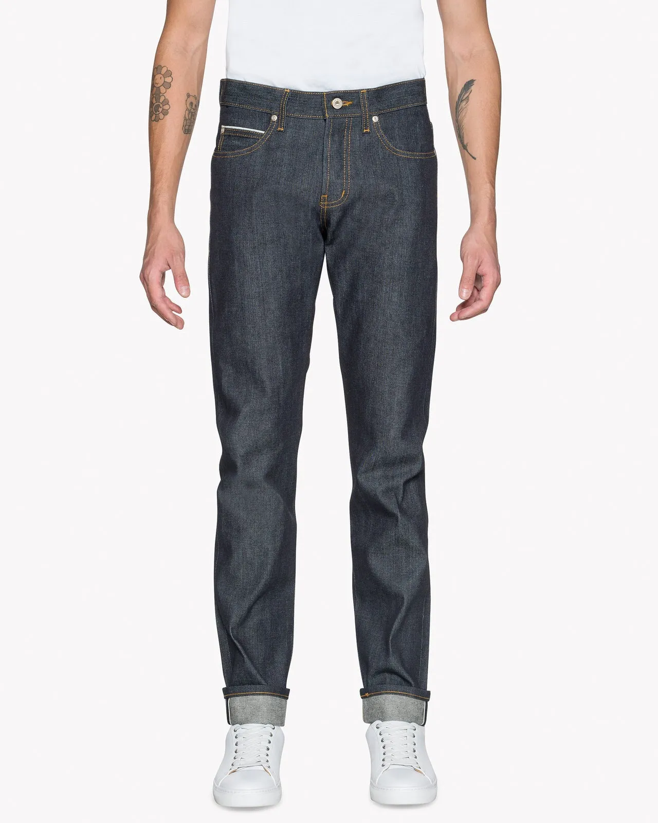 Naked & Famous Denim Super Guy Skinny Mens Jeans - Left Hand Twill Selvedge / Indigo