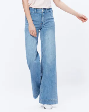 Paige Premium Denim - Sutton with Curved Waistband in Remedy