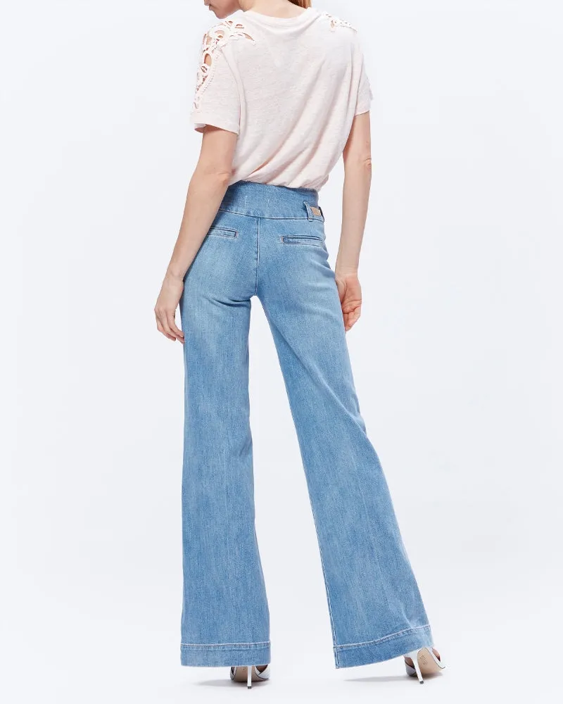 Paige Premium Denim - Sutton with Curved Waistband in Remedy