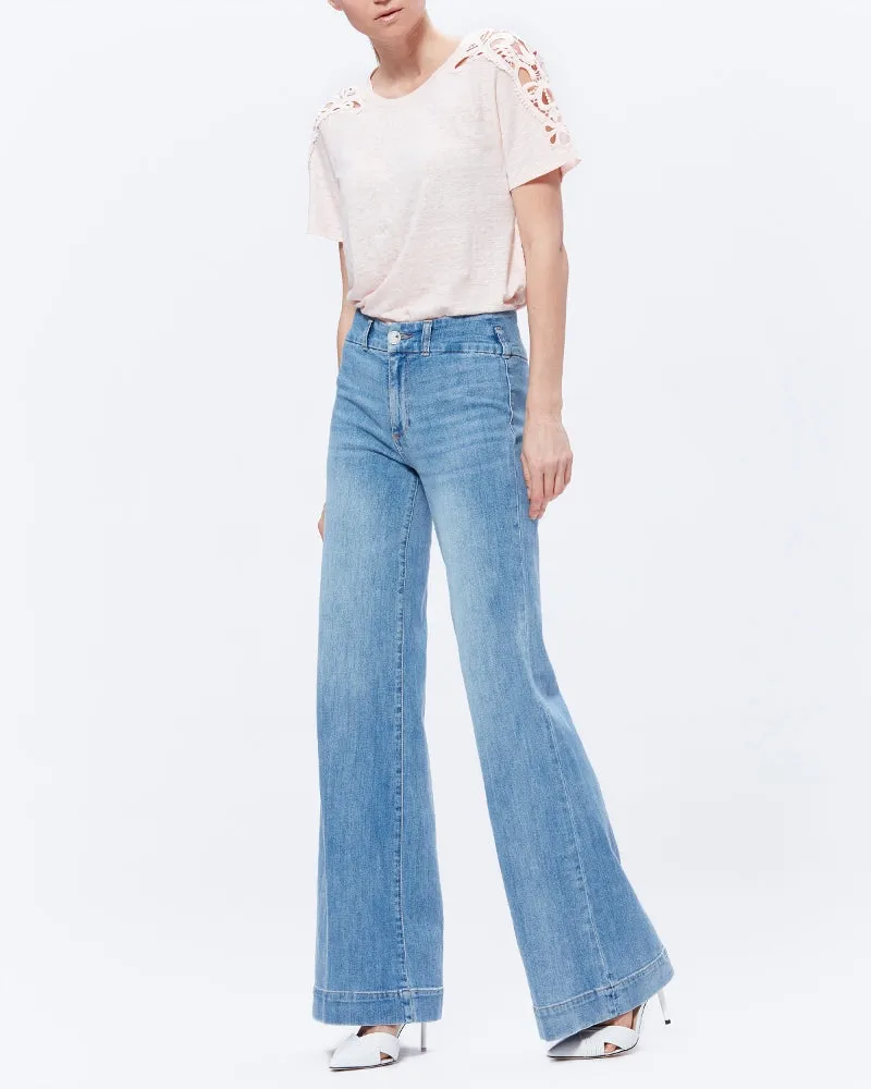 Paige Premium Denim - Sutton with Curved Waistband in Remedy