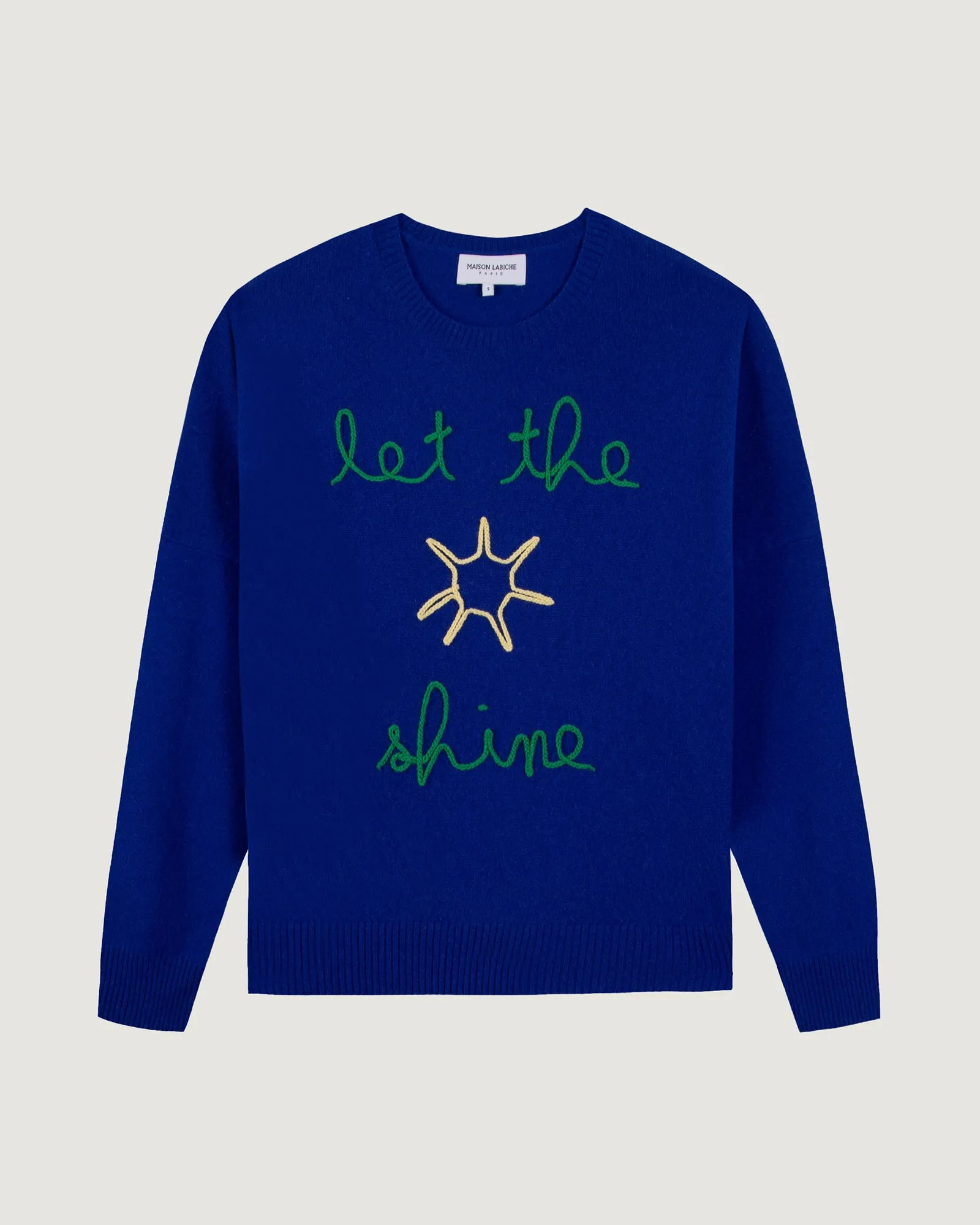 "Let The Sun Shine" buzelin cashmere sweater