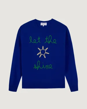"Let The Sun Shine" buzelin cashmere sweater