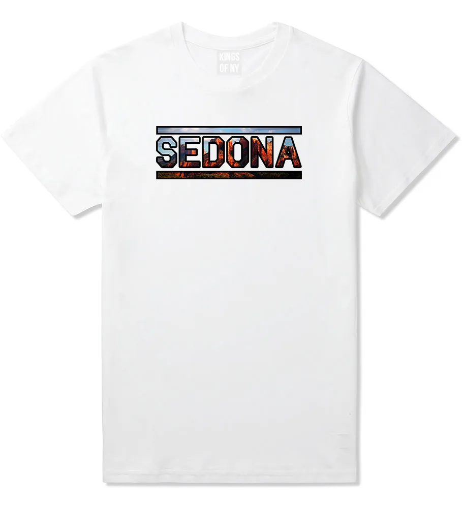 Sedona Red Rock Mountains Mens T-Shirt