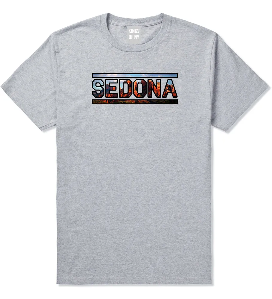 Sedona Red Rock Mountains Mens T-Shirt
