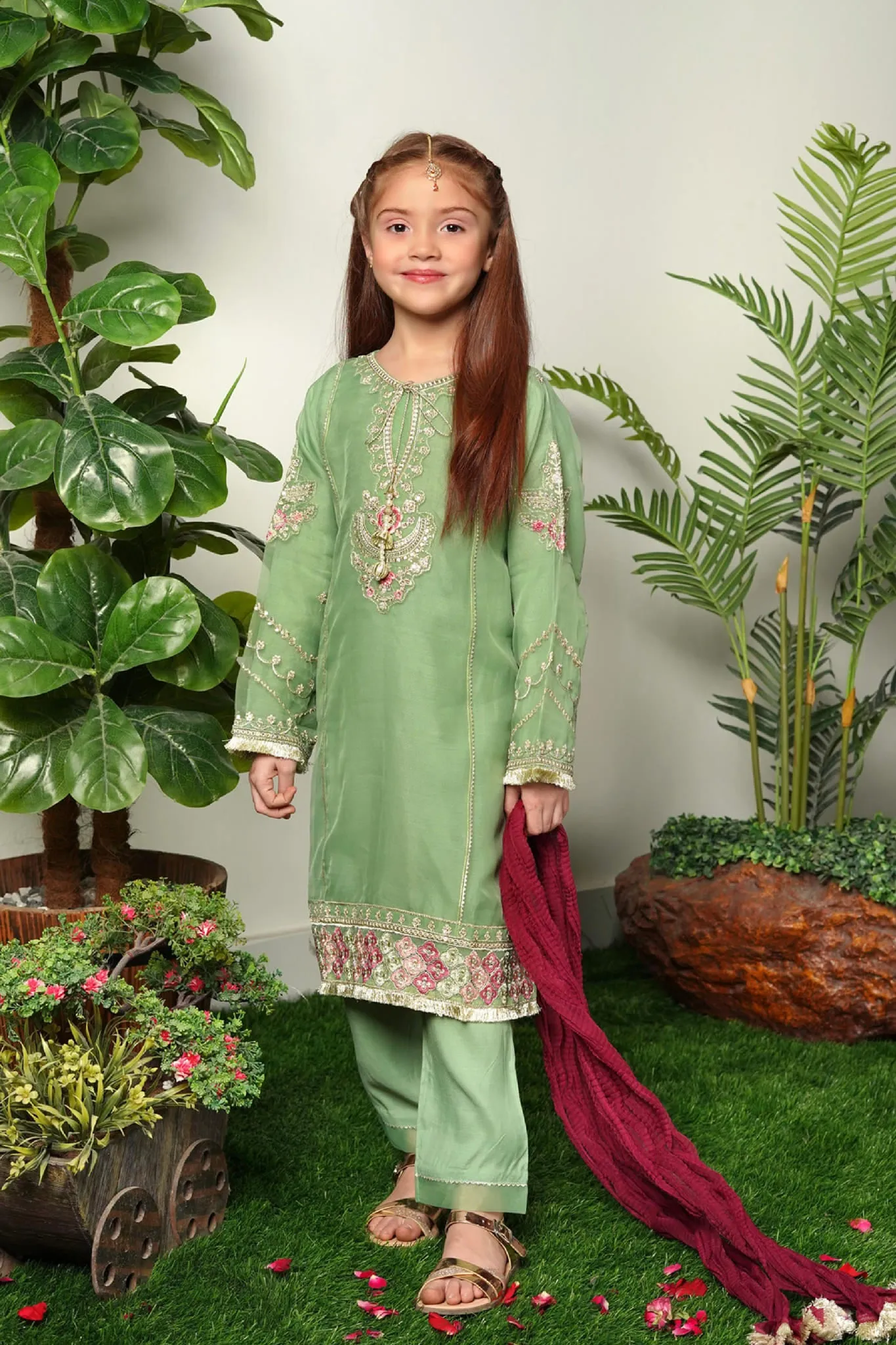Shanzey Kids Stitched 3 Piece Eid Formals Vol-02 Collection'2023-SHK-1205