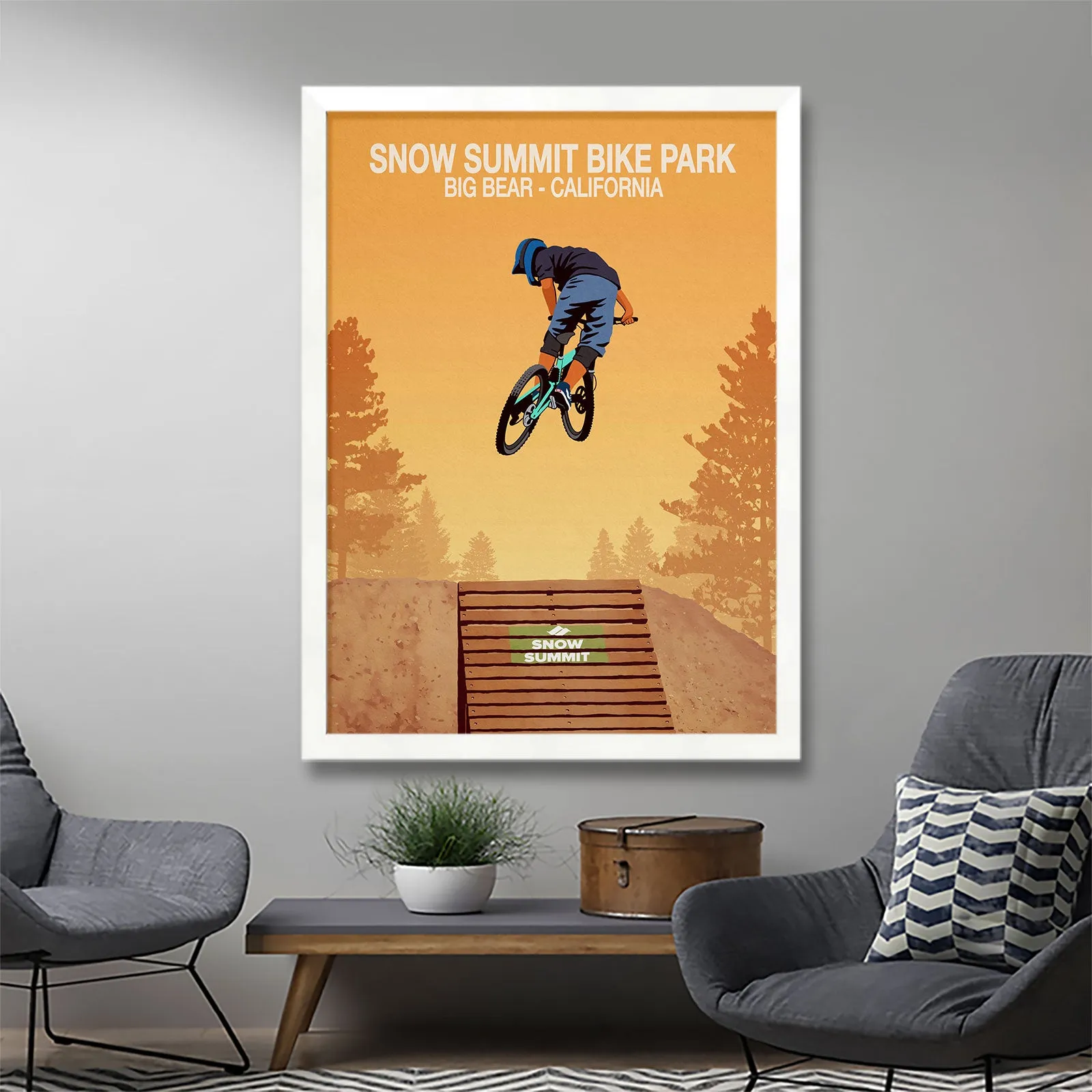 Snow Summit Bike Park Poster