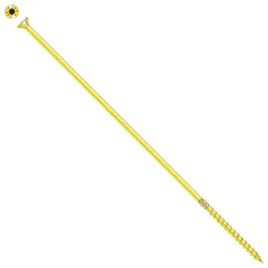 Strong-Drive® SDCP TIMBER-CP Screw - 0.394 in. x 14 in. T40, Yellow Zinc (25-Qty) (Pack of 6)