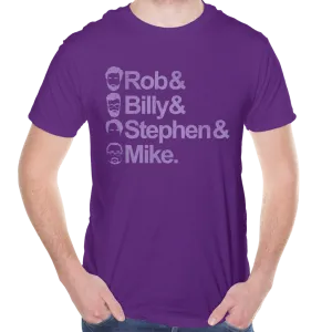 T-Shirt - Stacked Faces - Purple