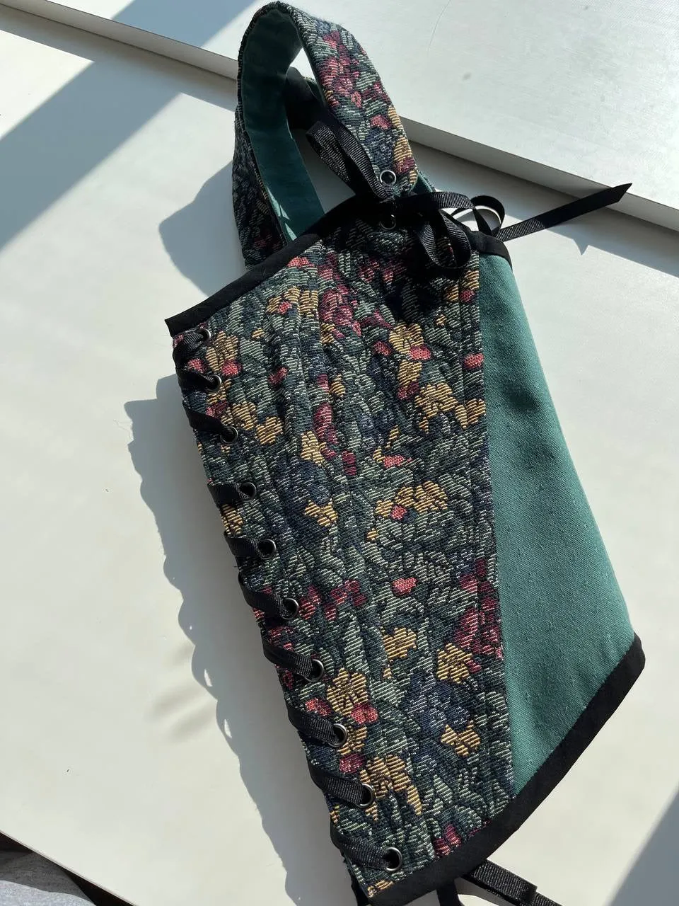 Tapestry corset, size S-M