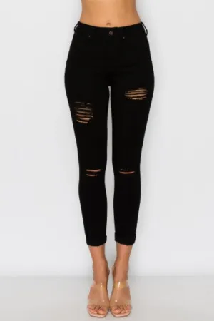 Taylor ~ Destructed Push-Up Skinny Jeans
