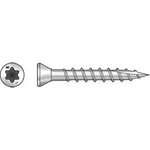 Trim-Head Screw, 6-Lobe Drive - #7 x 1-5/8 in. T-15 Type 305 (4000-Qty)