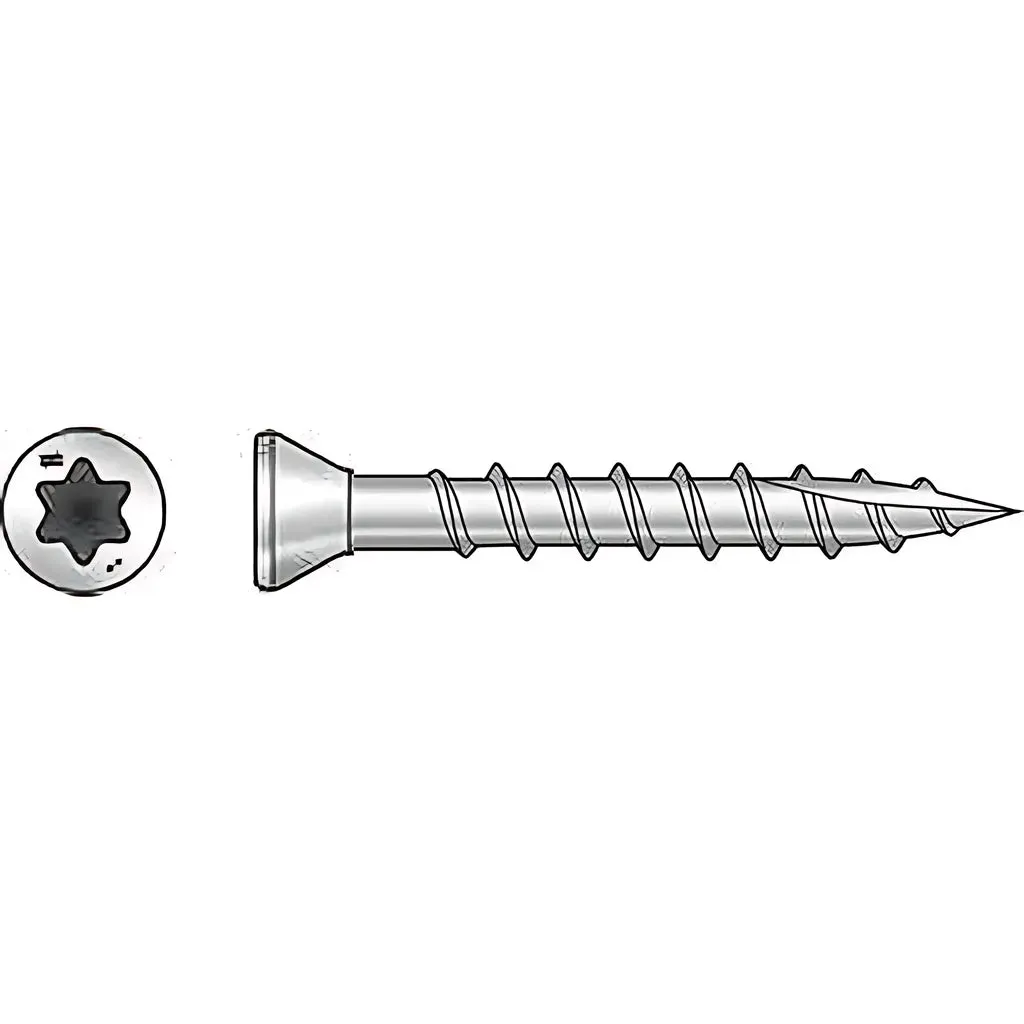 Trim-Head Screw, 6-Lobe Drive - #7 x 1-5/8 in. T-15 Type 305 (4000-Qty)