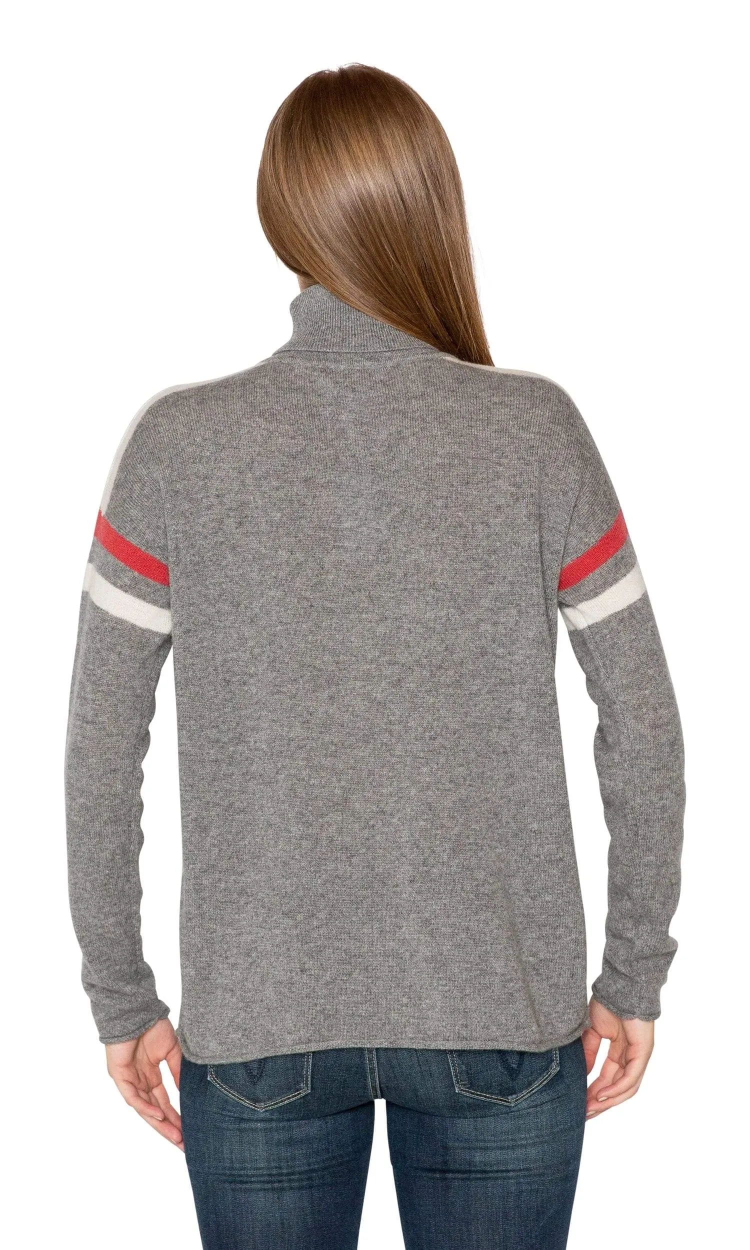 Velvet by Graham & Spencer Bonnie Stripe Cashmere Sweater