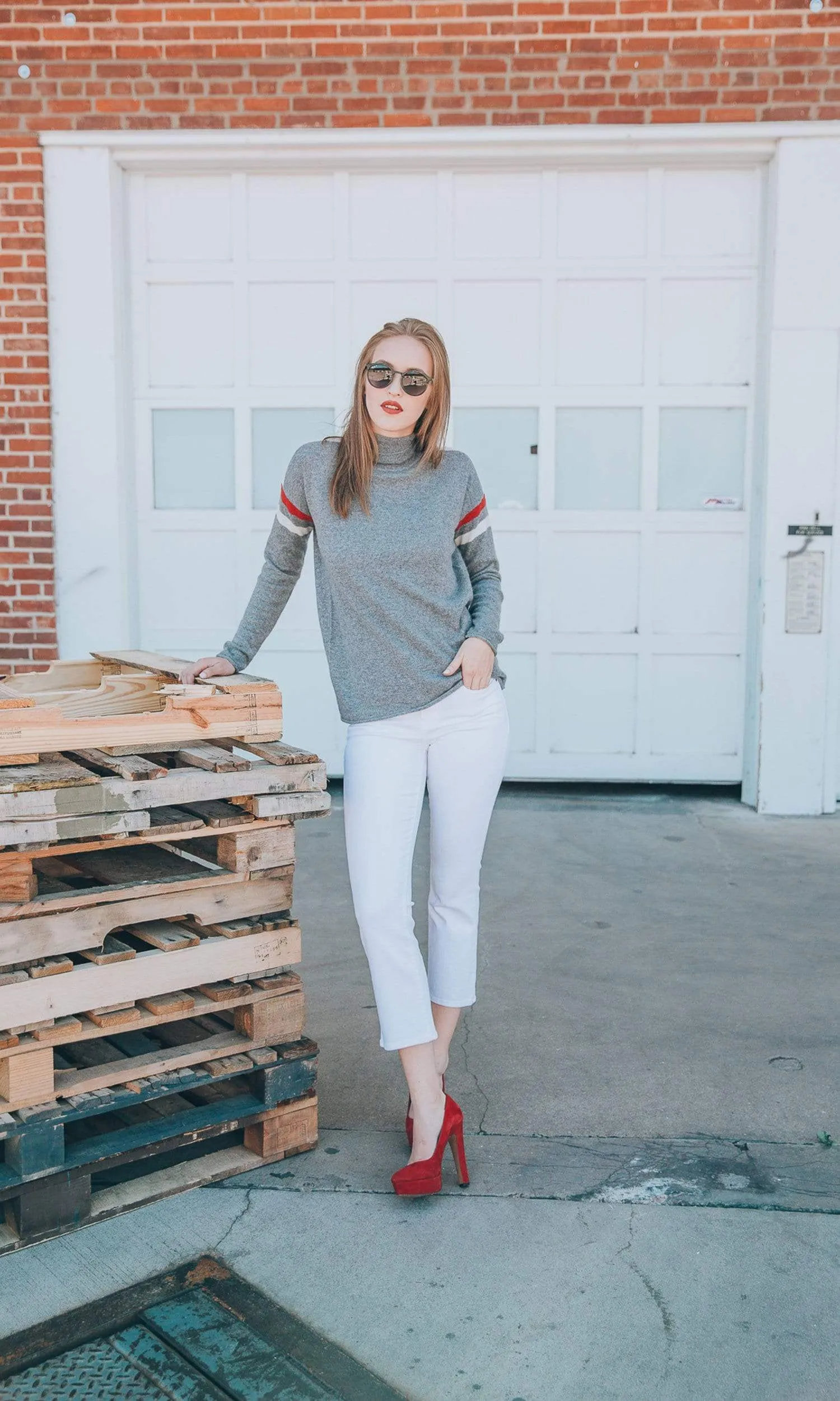 Velvet by Graham & Spencer Bonnie Stripe Cashmere Sweater