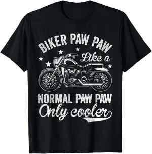 Vintage Motorcycle Shirts For Men, Bike Riders Biker Paw Paw T-Shirt