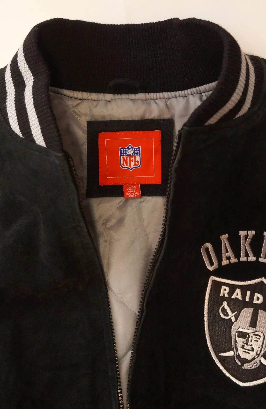 Vintage NFL "Oakland Raiders" Leather Jacket