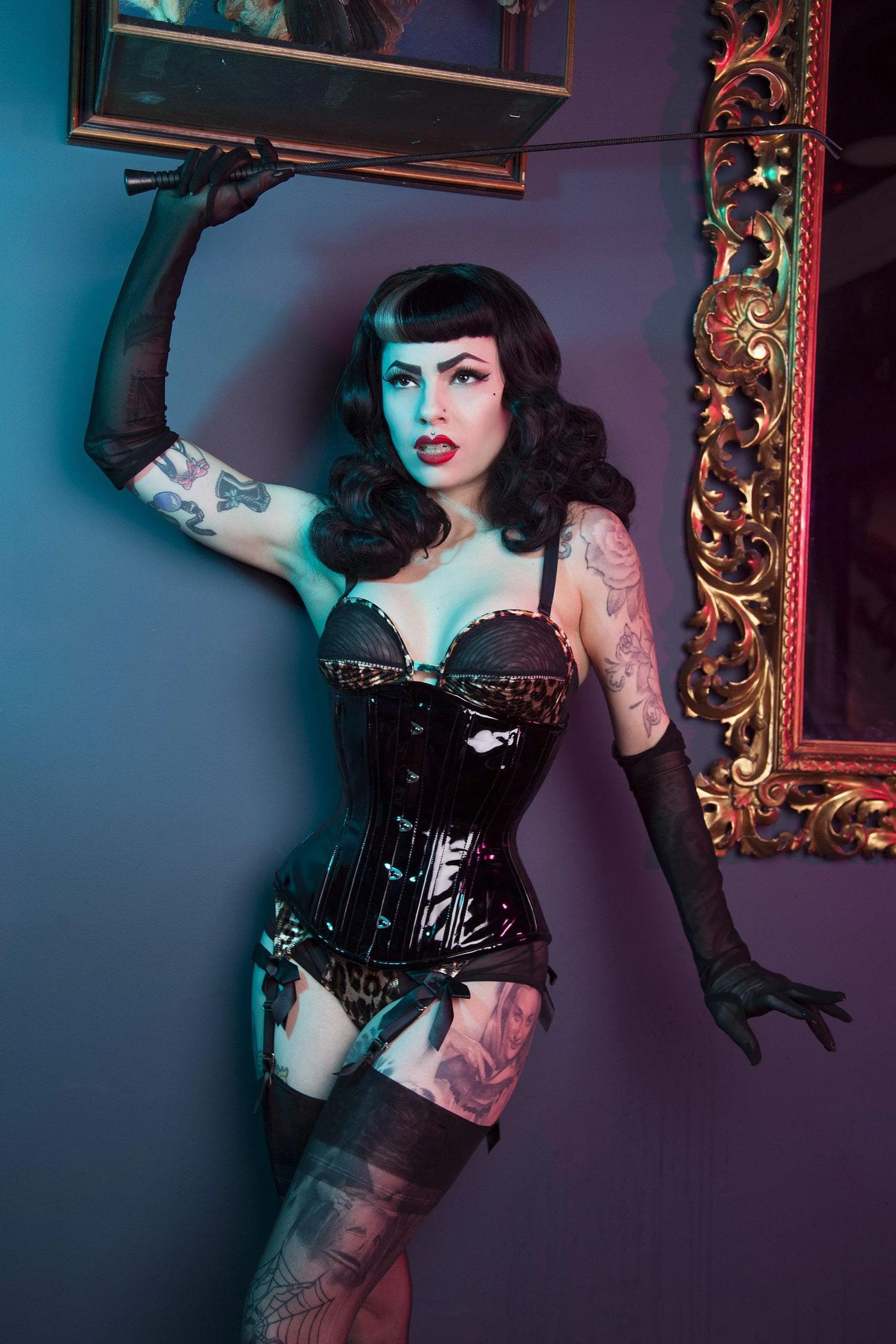 Vinyl Fetish Underbust Corset