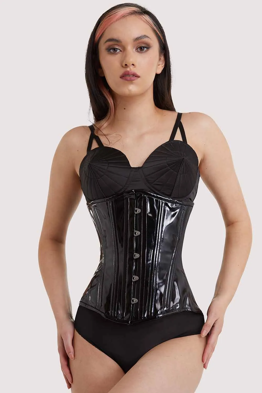 Vinyl Fetish Underbust Corset
