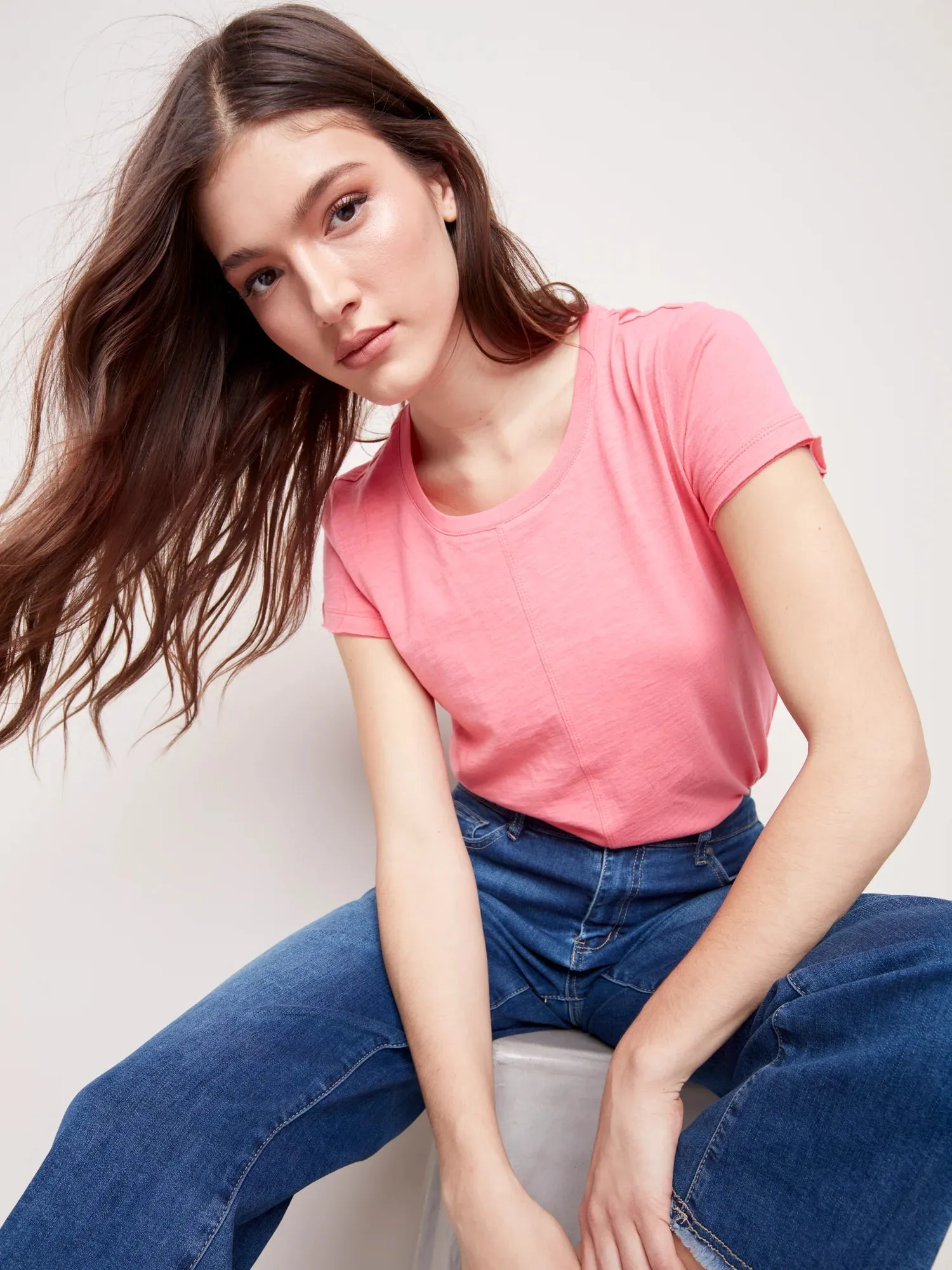 WIDE LEG CROP JEANS