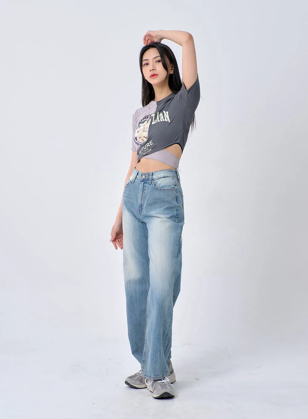 Wide Leg Jeans BA321