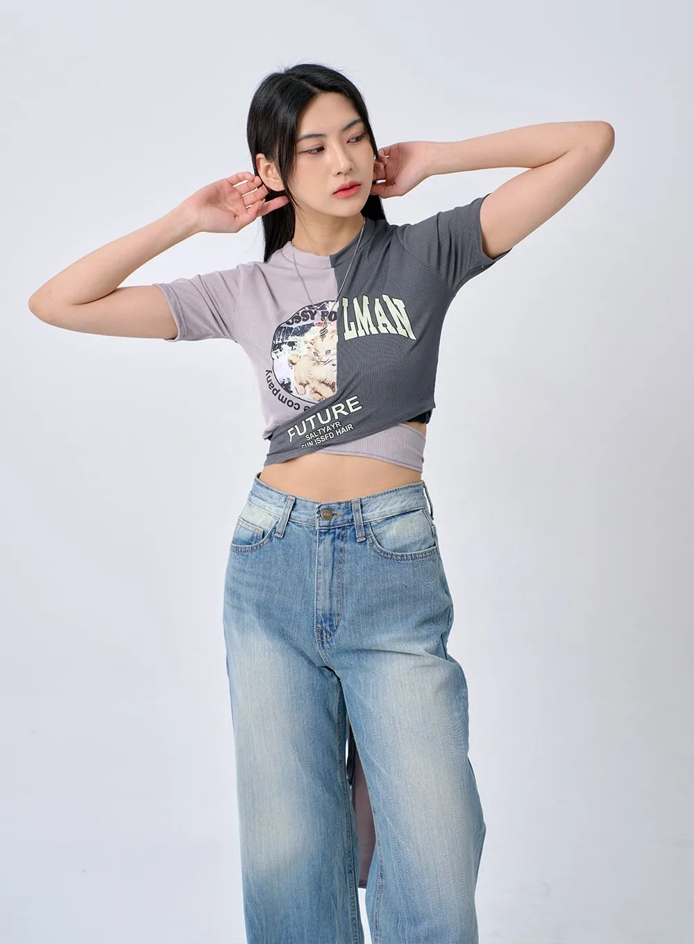 Wide Leg Jeans BA321