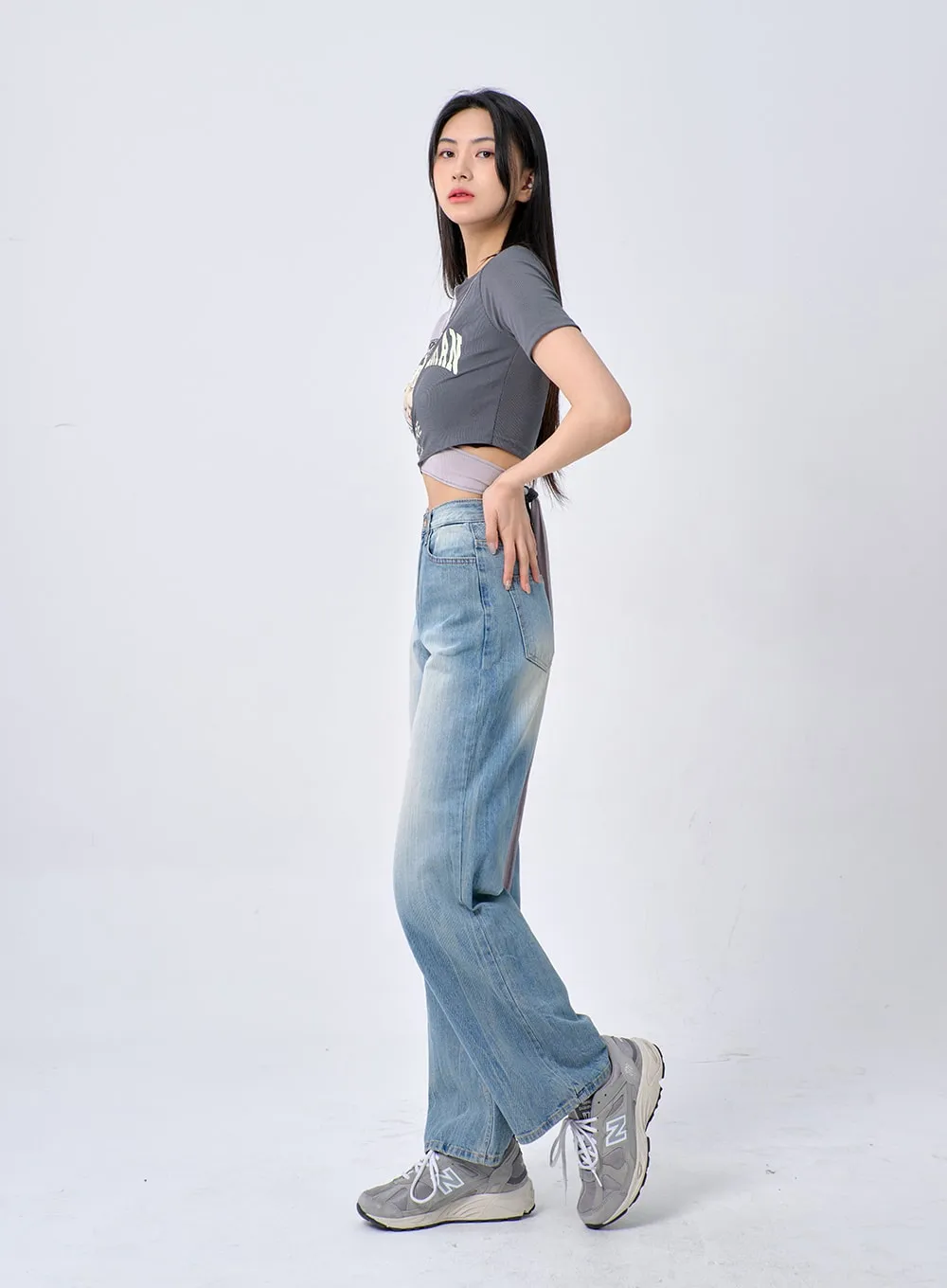 Wide Leg Jeans BA321