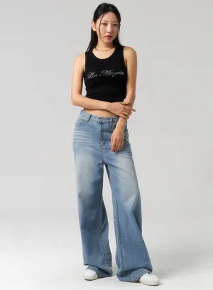 Wide Leg Jeans CU329