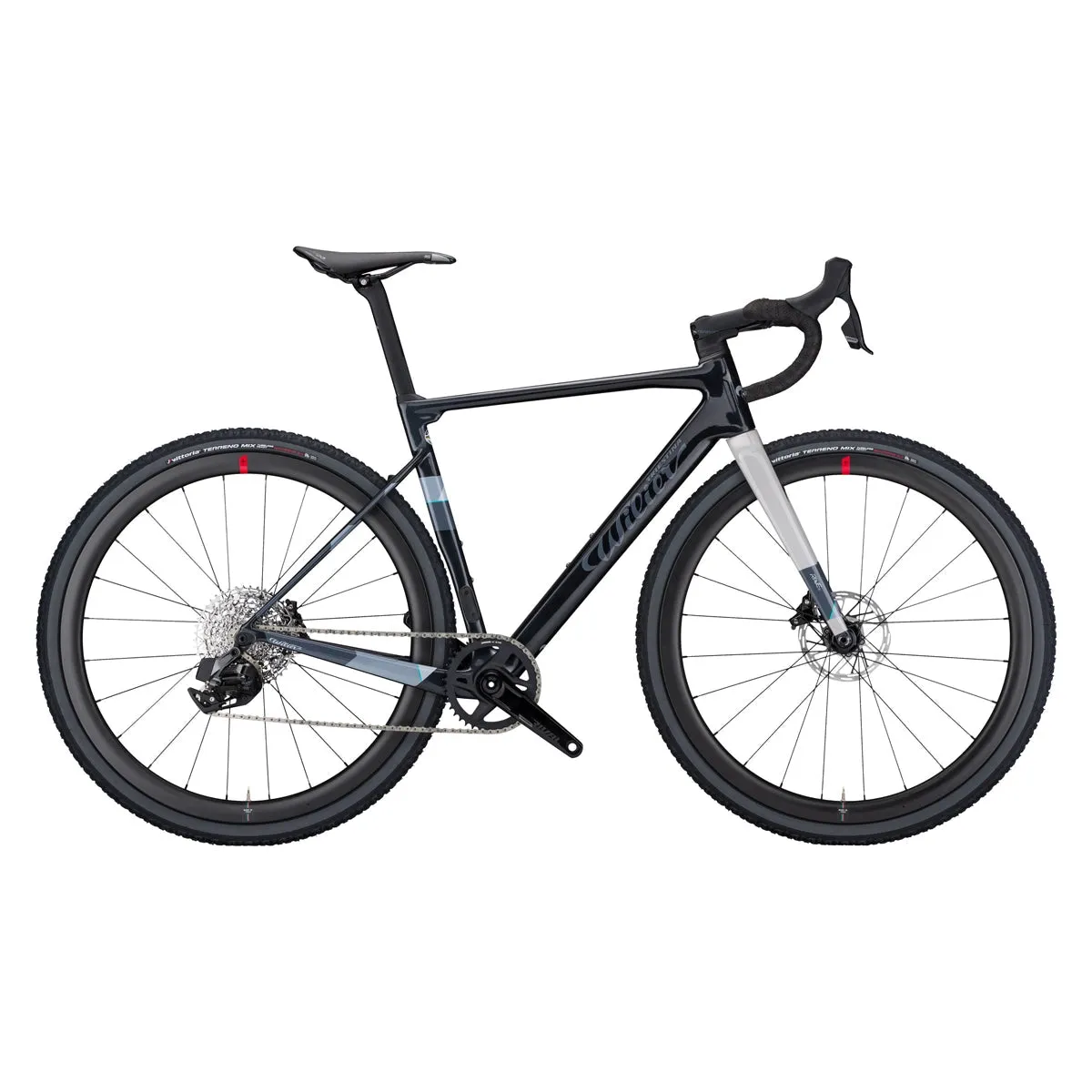 WILIER Rave SL Sram Force D2 XPLR AXS R38KC Complete Bike Gravel - V5 Black Silver/Glossy