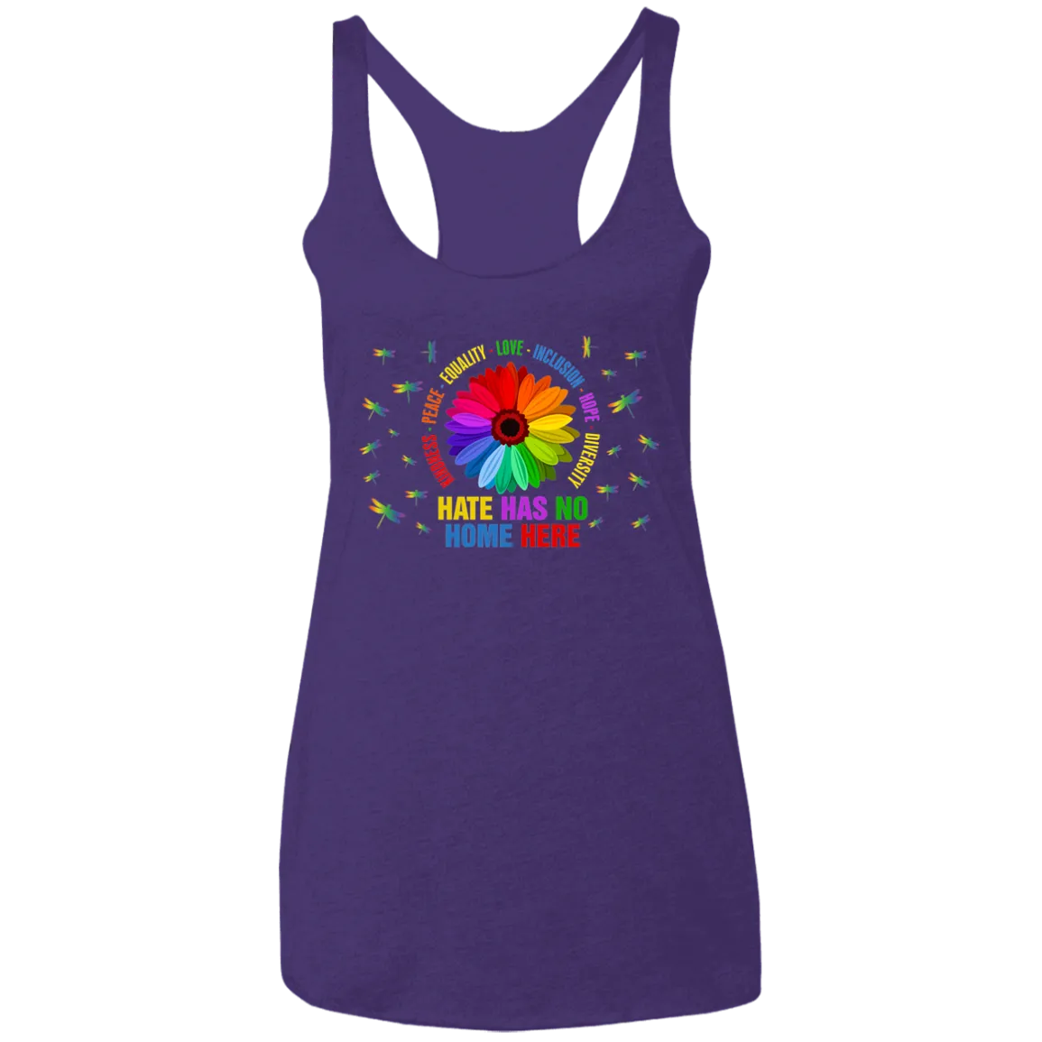Wospe Women's Ladies' Triblend Racerback Tank