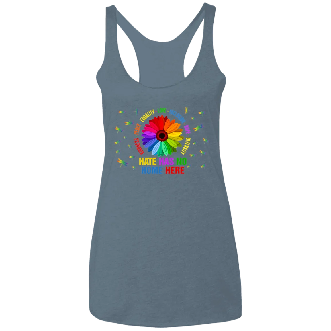 Wospe Women's Ladies' Triblend Racerback Tank