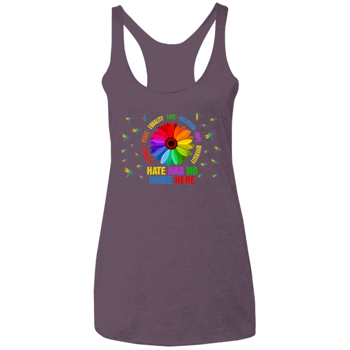Wospe Women's Ladies' Triblend Racerback Tank