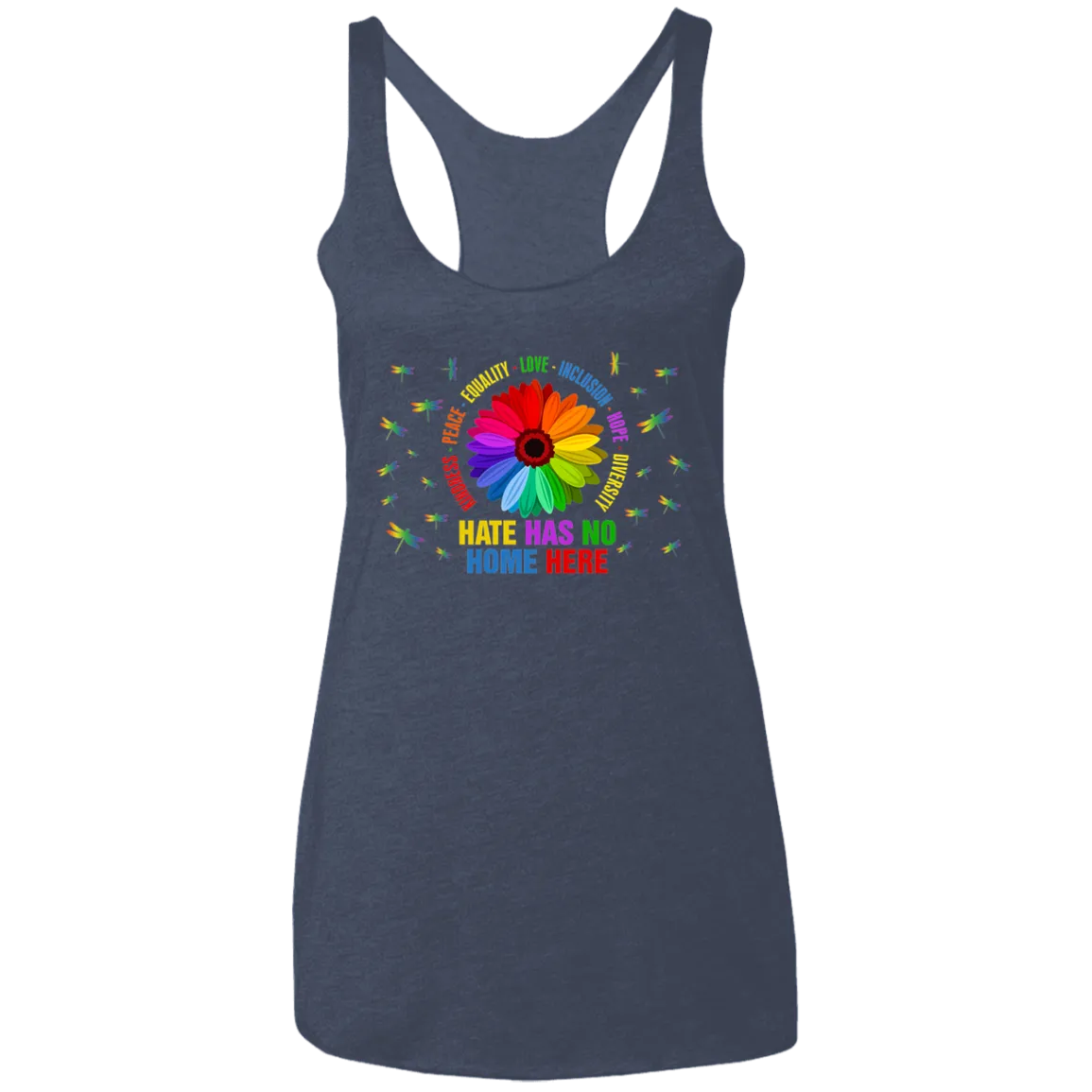 Wospe Women's Ladies' Triblend Racerback Tank
