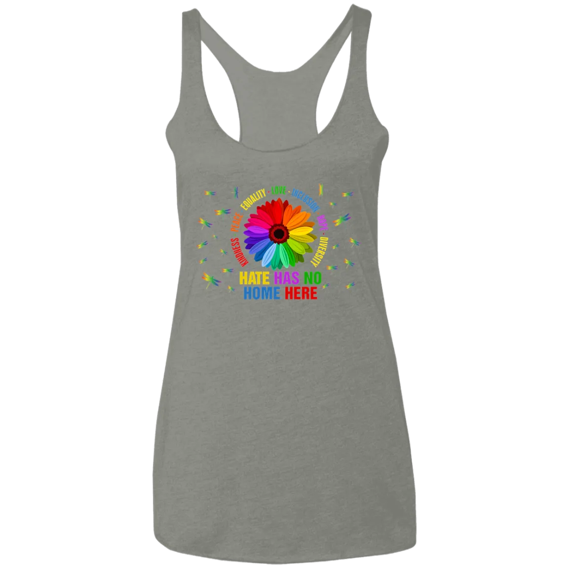 Wospe Women's Ladies' Triblend Racerback Tank