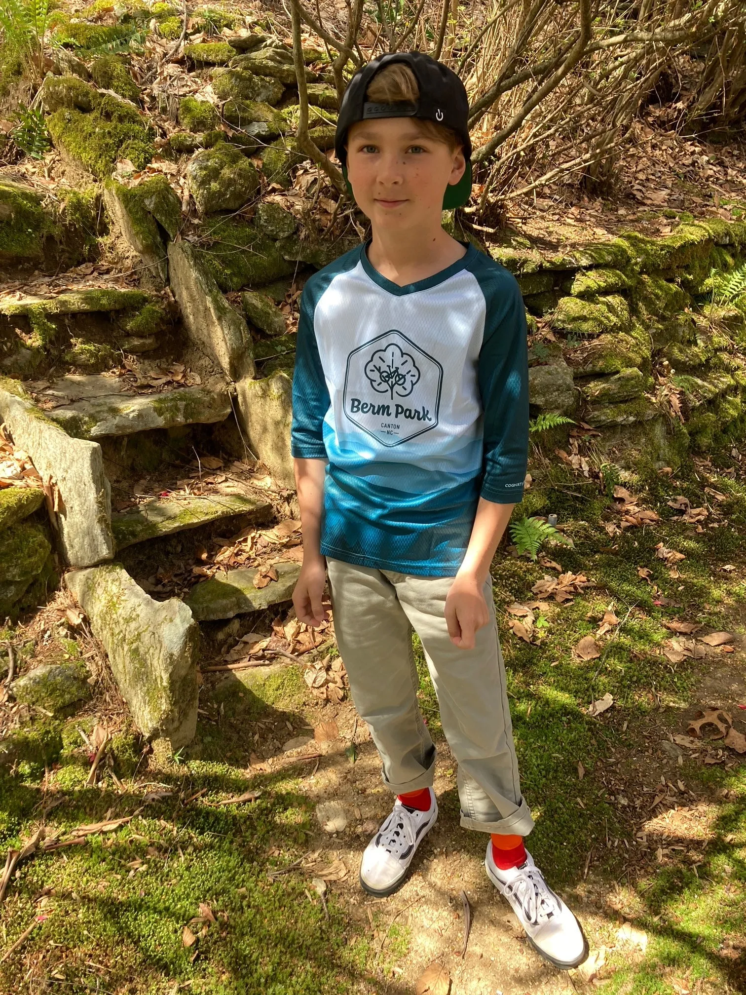 Youth 3/4 Sleeve Tech 2.0 MTB Jersey (Berm Park)
